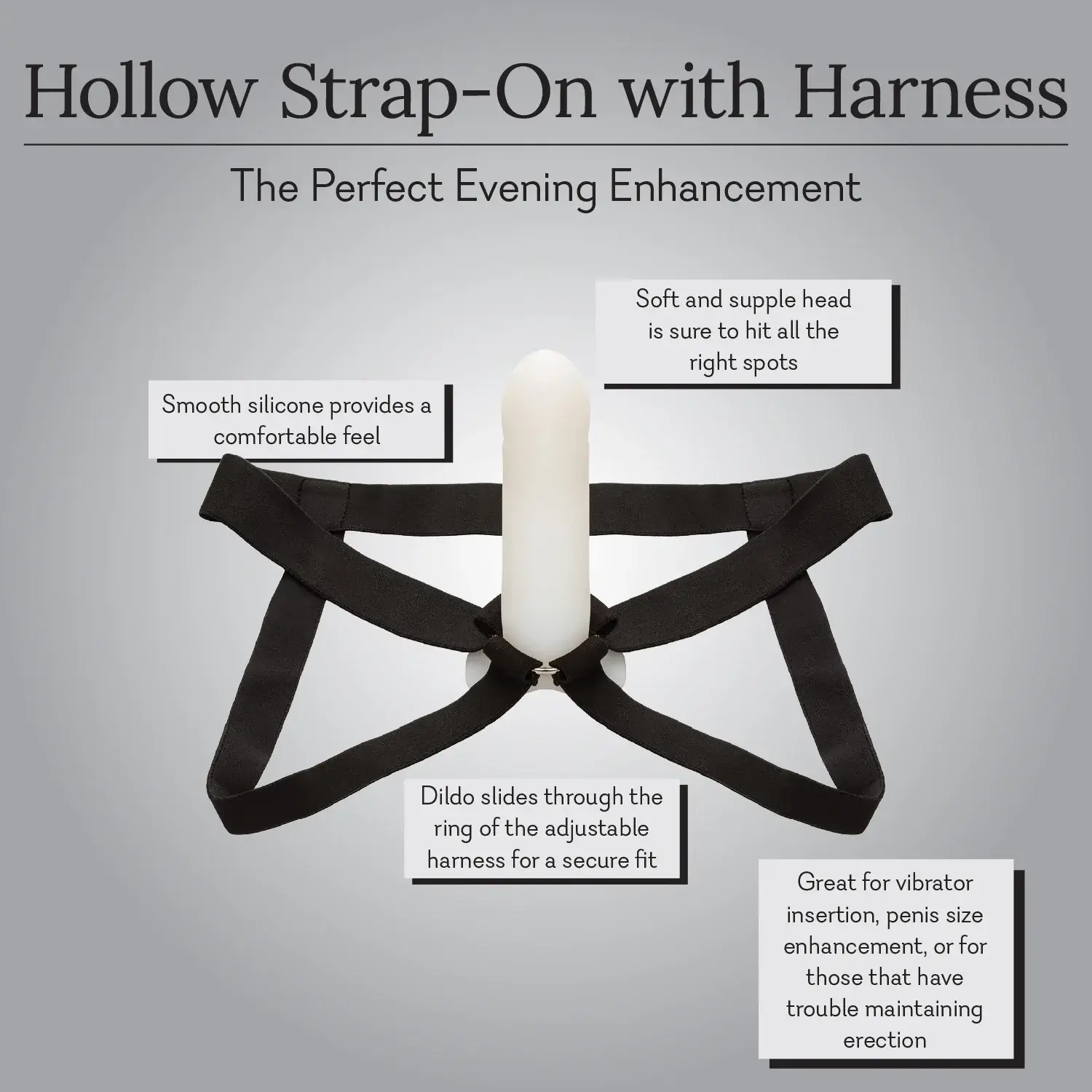 Buy Hollow Strap-On with Harness