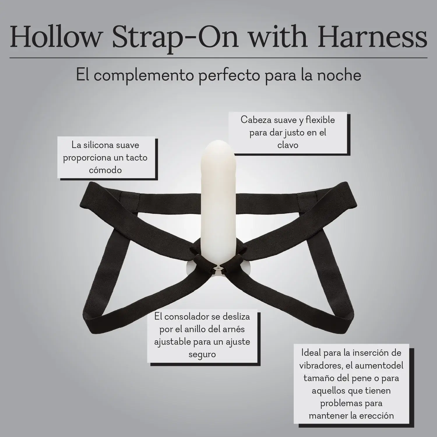 Buy Hollow Strap-On with Harness