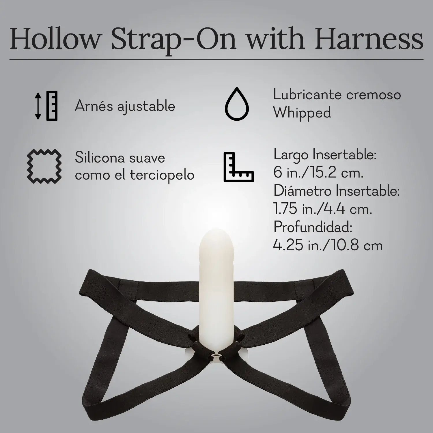 Buy Hollow Strap-On with Harness